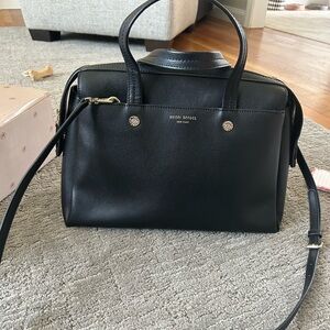 Henri Bendel Black Leather Bag